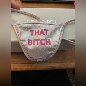 Clermont twins stripper thong THAT B**TCH